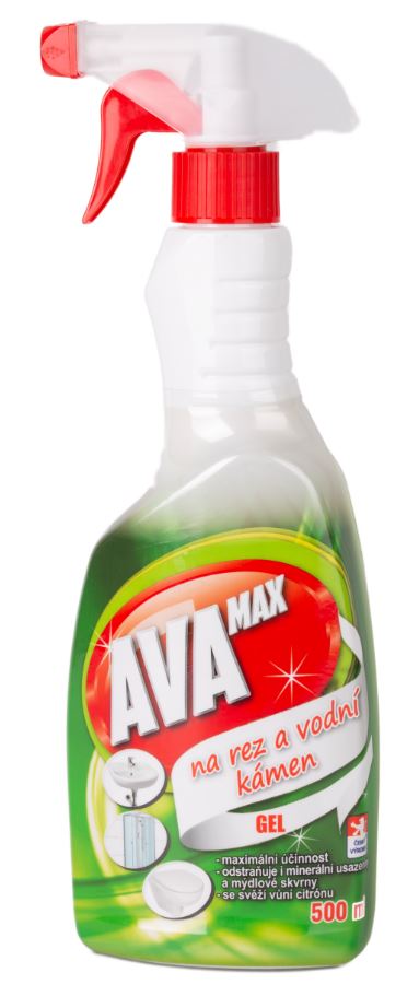 AVA MAX na rez a vodní kámen 500 ml gel 
