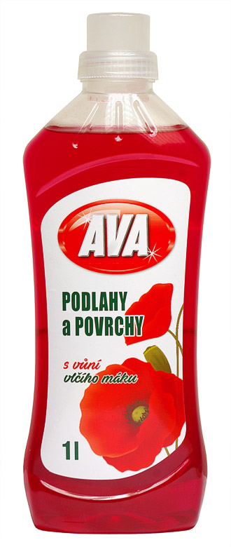AVA PODLAHY a POVRCHY s vůní vlčího máku 1 l 