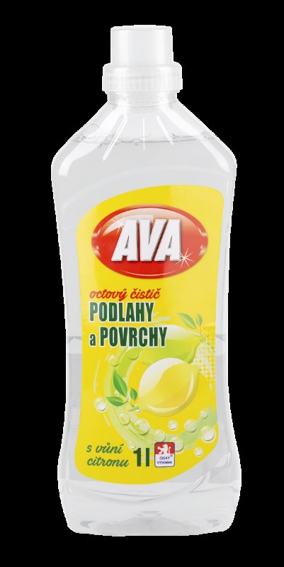 AVA octový čistič PODLAHY A POVRCHY s vůní citrónu 1l