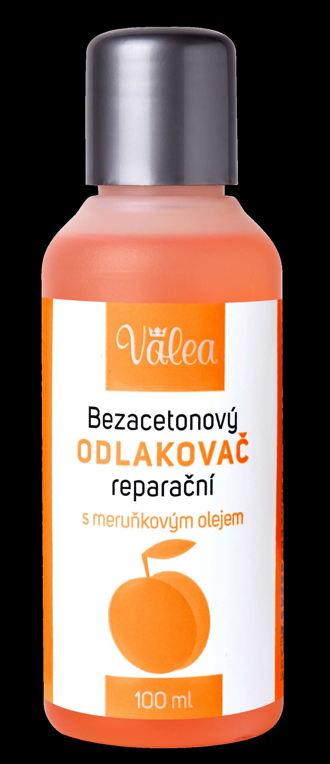 Bezacetonový odlakovač s meruňkovým olejem 100ml